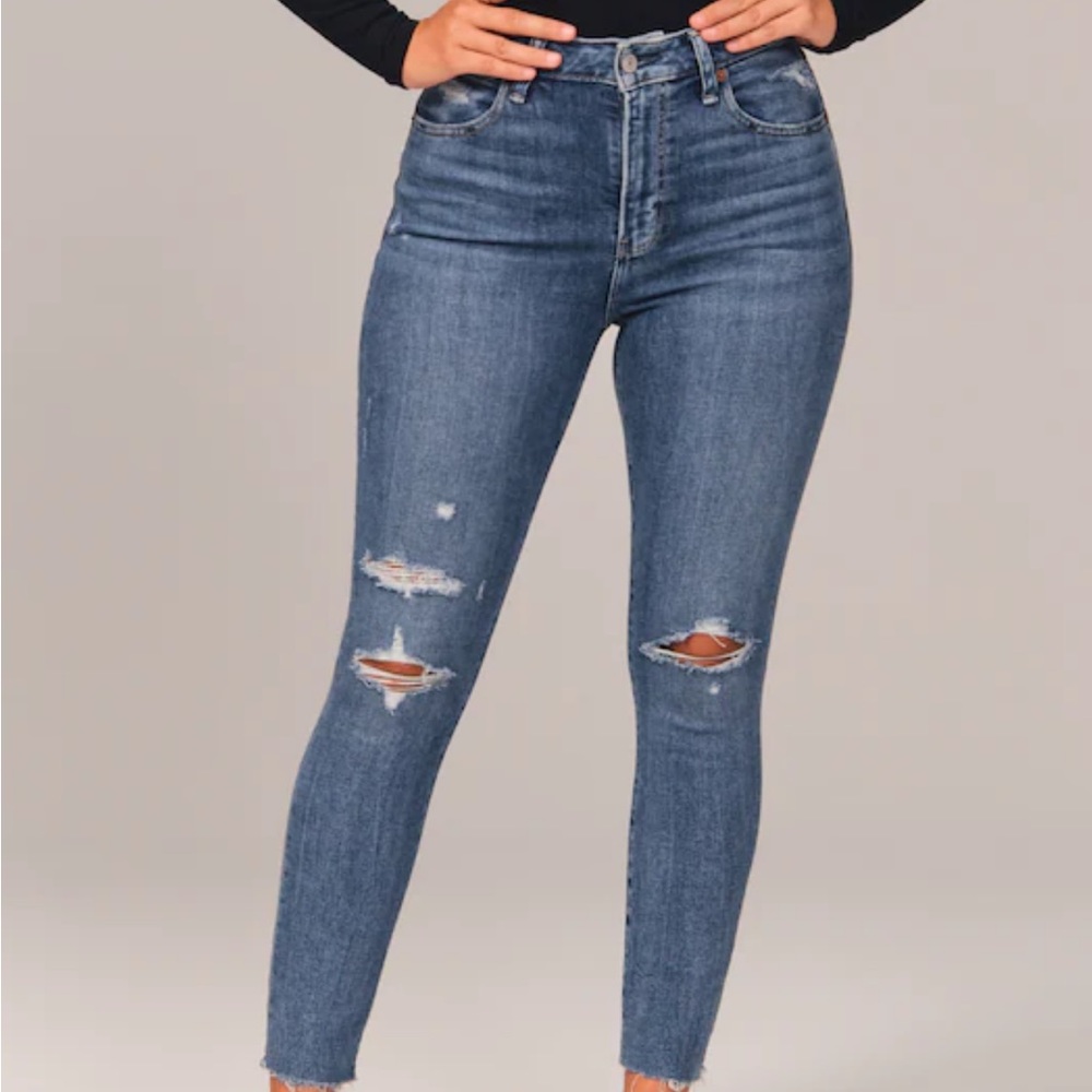 Abercrombie High Rise Super Skinny Ankle